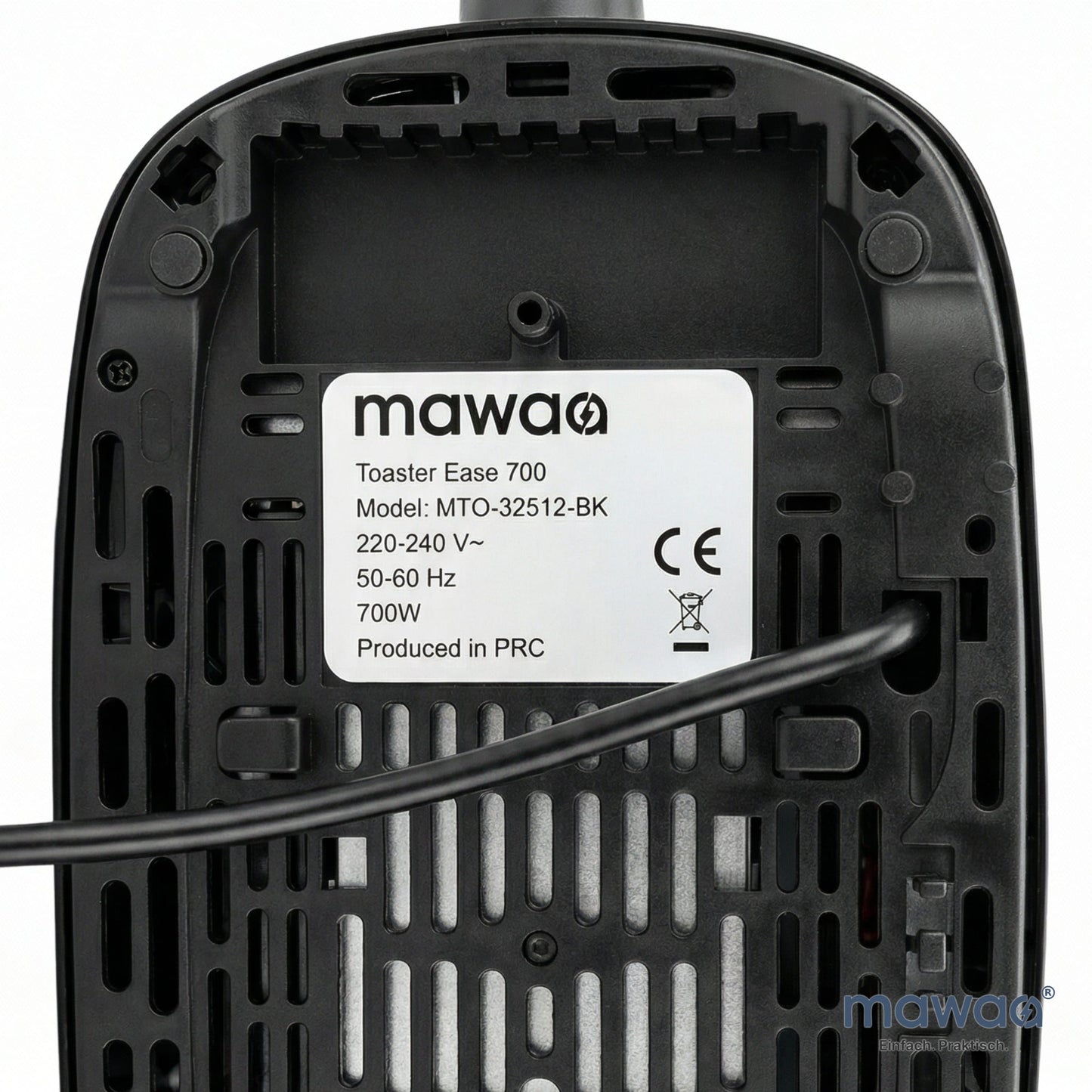 mawaa® Toaster MTO-32512-BK