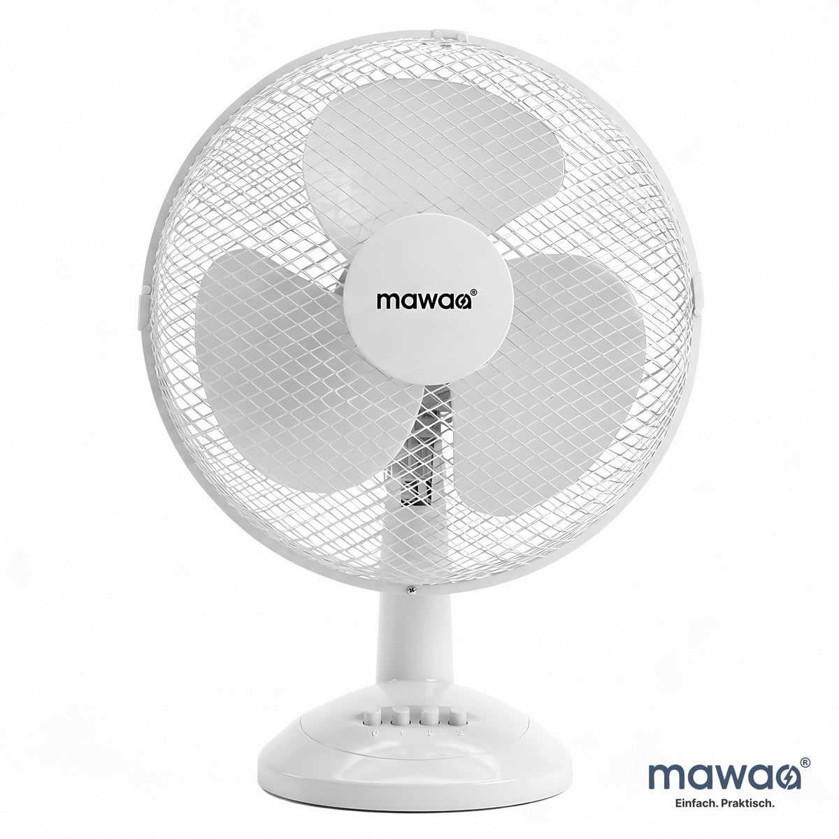 mawaa® Tischventilator MFN-12612-WH