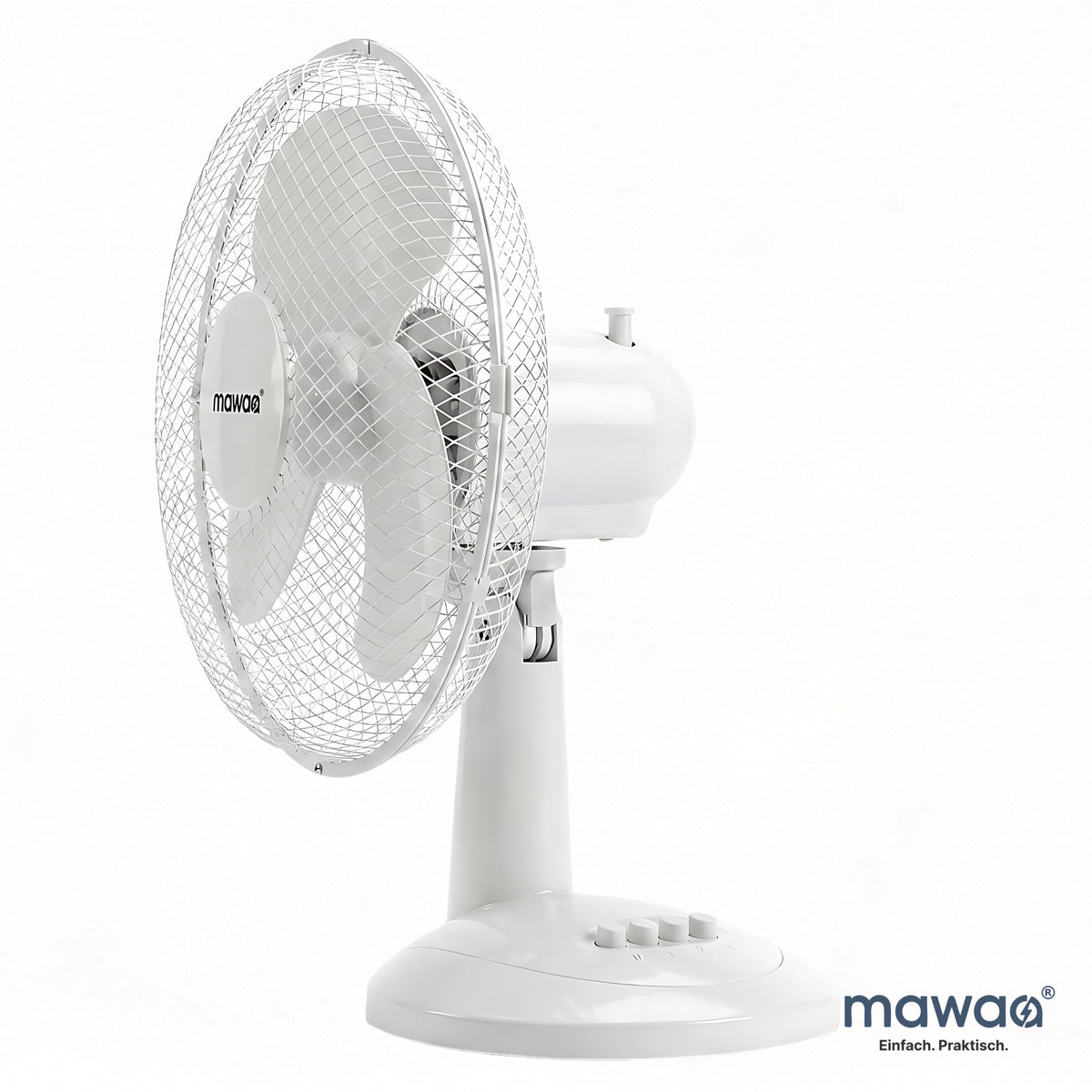 mawaa® Tischventilator MFN-12612-WH
