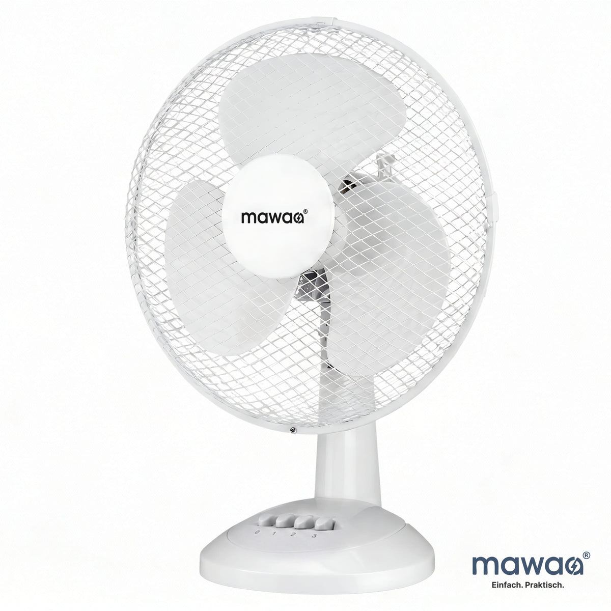mawaa® Tischventilator MFN-12612-WH