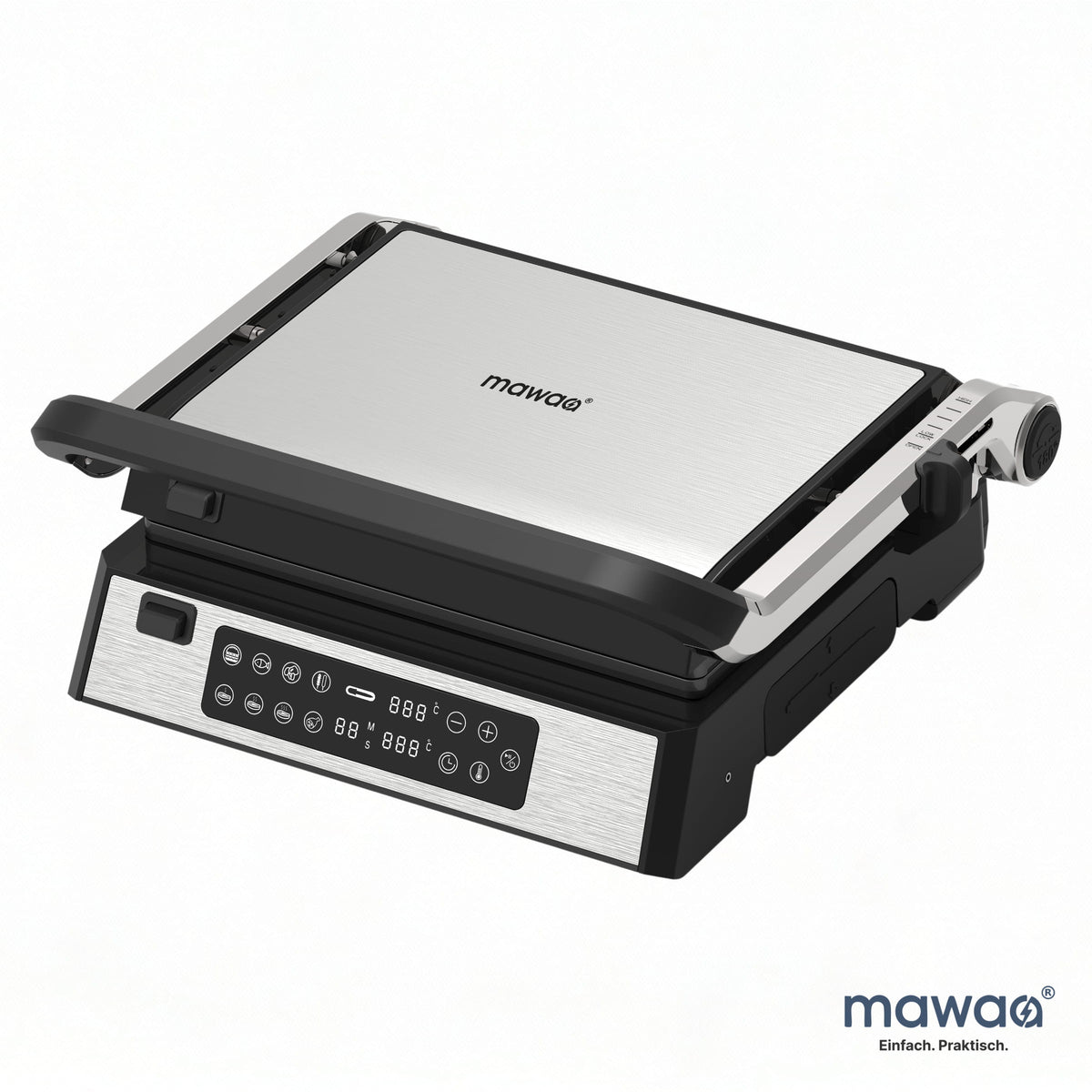 mawaa® Kontaktgrill MCG-12622-SB