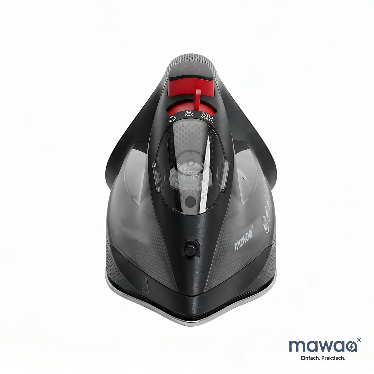 mawaa® Dampfbügeleisen MI2-2430-BR - 350ml Tank, 2400 Watt, Keramiksohle, Anti-Kalk