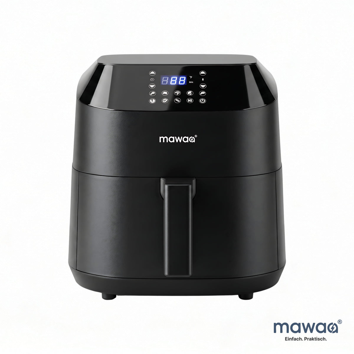 mawaa® Air Fryer MAF-12608-BK - 8-Liter-Volumen, 1700 Watt