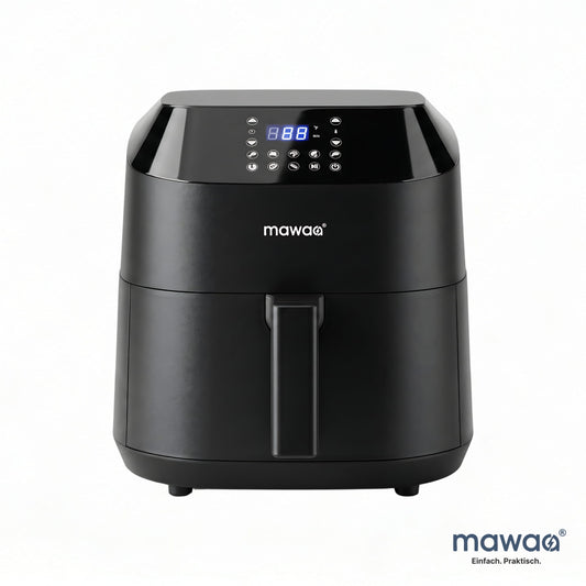 mawaa® Air Fryer MAF-12608-BK - 8-Liter-Volumen, 1700 Watt