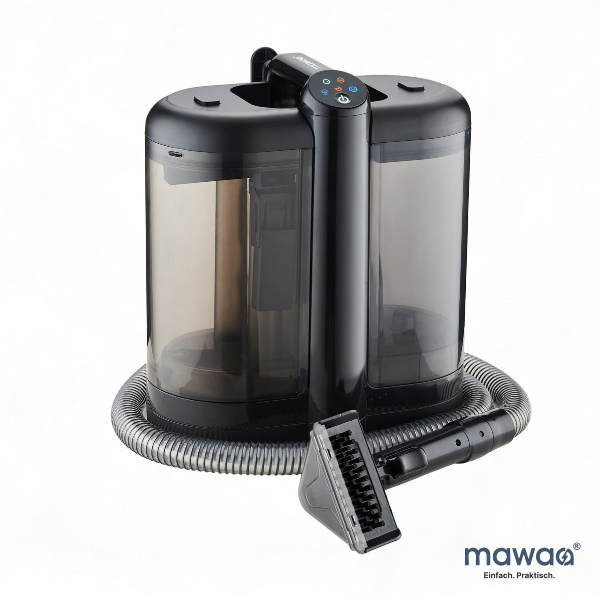 mawaa® Dampfsauger MSC-12613-BK - 13 kPa Saugleistung, 1650 Watt