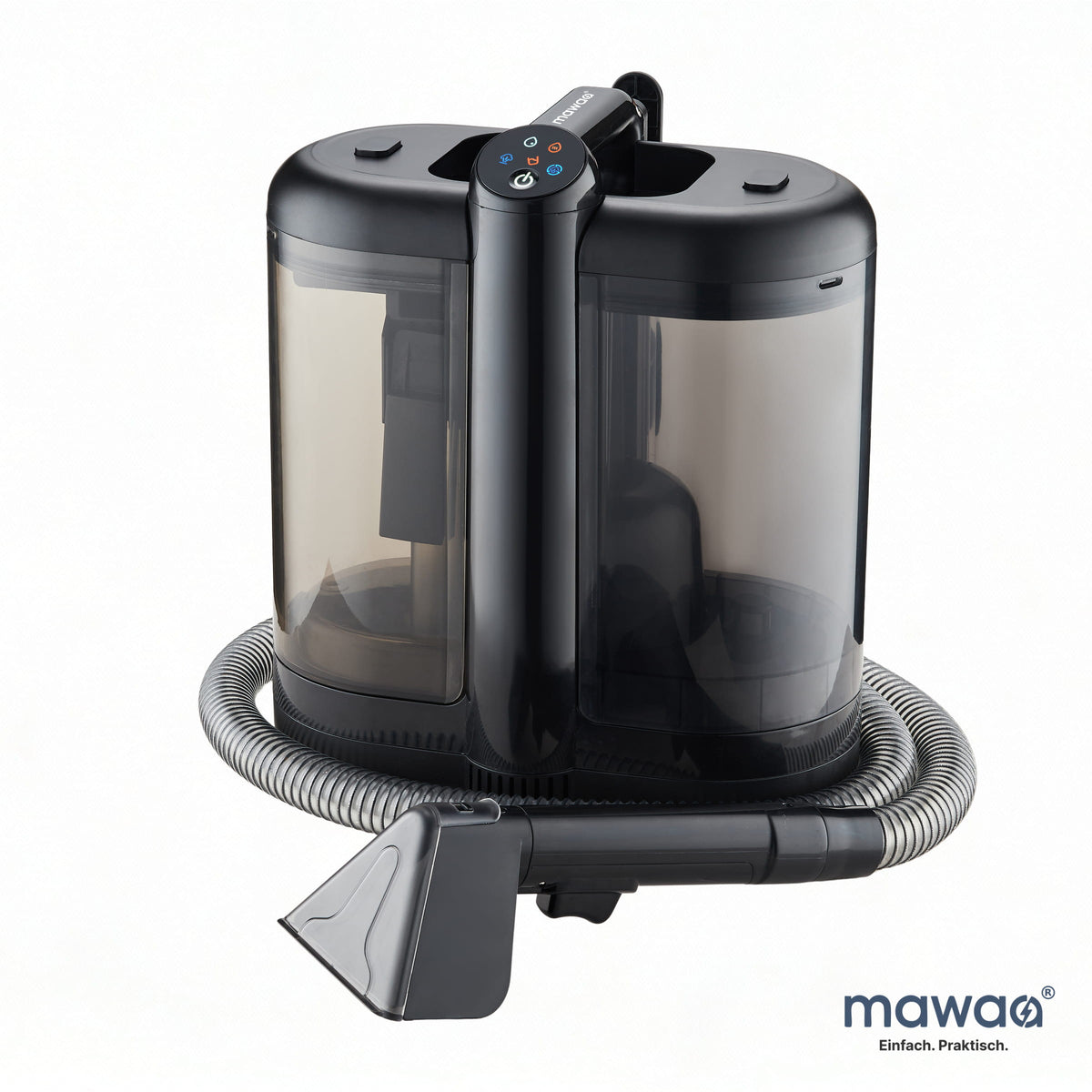 mawaa® Dampfsauger MSC-12613-BK - 13 kPa Saugleistung, 1650 Watt