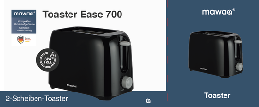 MAWAA Toaster MTO-32512-BK