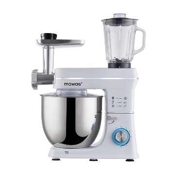 MixMaster 3in1 Küchenmaschine, 10-Liter-Edelstahlschüssel, 1400 Watt