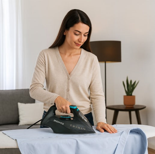 Dampfbügeleisen - 350ml Tank, 2400 Watt, Keramiksohle, Anti-Kalk